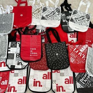 Lululemon shopping bags